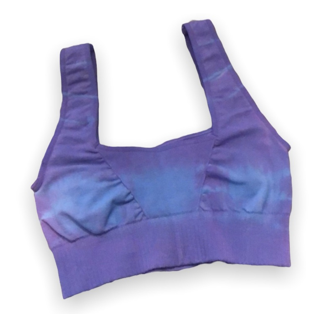 Free People Movement Custom Tie Dye Good Karma Square Neck Bra